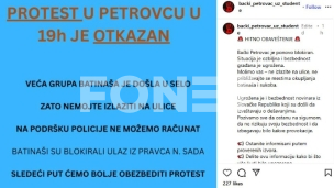 Otkazan skup u Bačkom Petrovcu